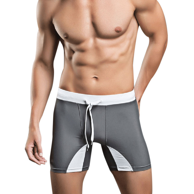 Nơi bán Fasion Men Tether Shorts Swimwear (Gray) - intl