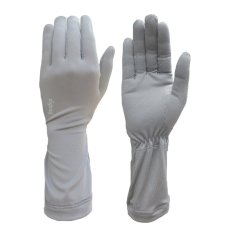 zigzag GLV00302- Găng tay ngắn chống nắng UPF50+ (xám)