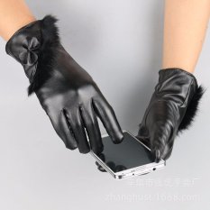 Găng Tay Da Nữ Cảm Ứng Điện Thoại