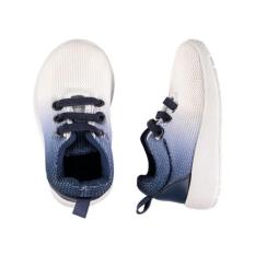 Giày bata bé trai TRAINER (Gradient Trắng Xanh)