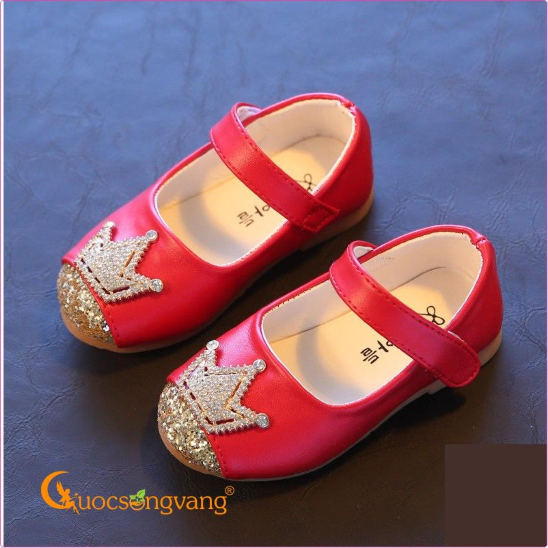 Giày bé gái công chúa giày công chúa bé gái đẹp đỏ GLG012