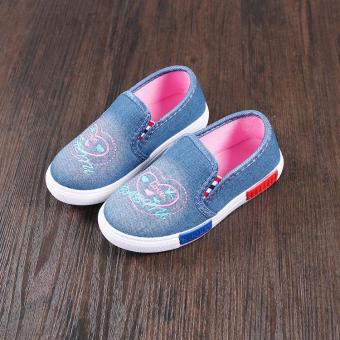 Giày bé gái thời trang slip on RS100 (Xanh)  