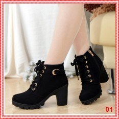 Giày boot nhung B001