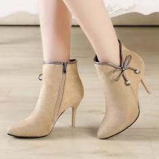 Giày boot nữ cao cấp B079X (Nâu)