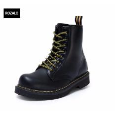 Giá Sốc Giày boot nữ cổ cao chống nước Rozalo RW58866B-Đen   ROZALO