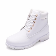Giày Boot Nữ Lidus HH1823. Bảo hành 12 tháng. (Màu trắng)