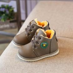 giày bốt buộc dây cho bé