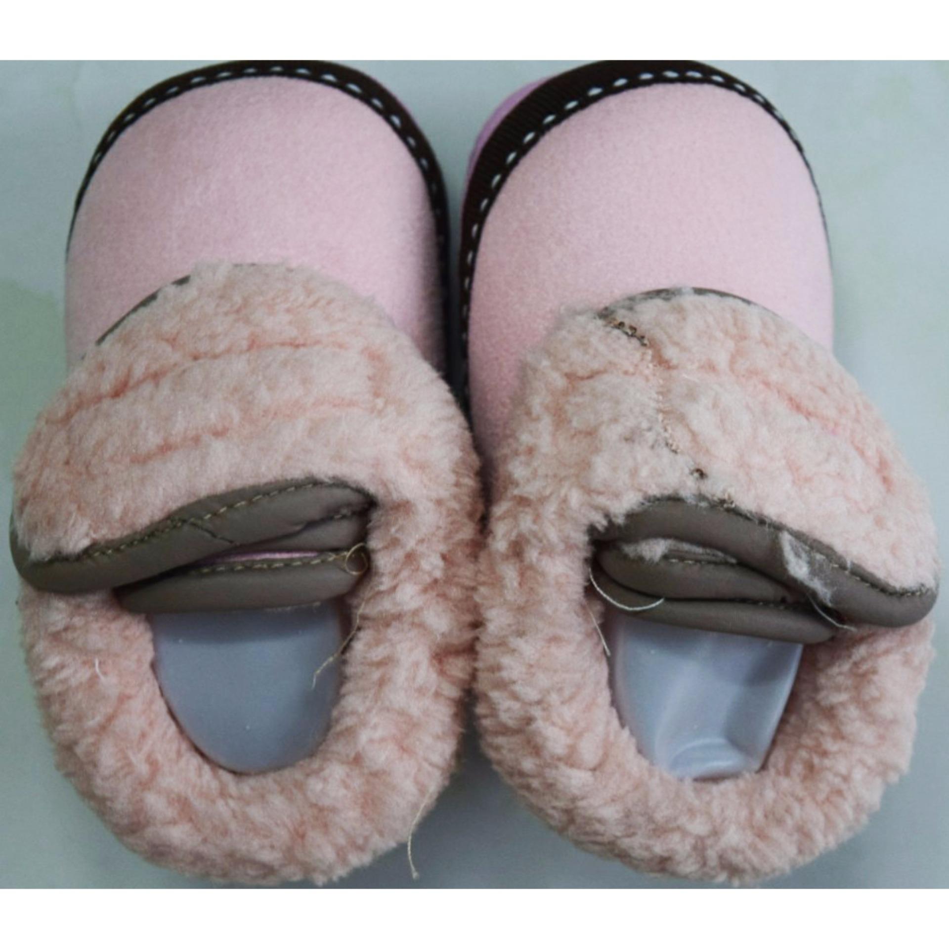 Giày bốt giữ ấm chân cho bé từ 6-12 tháng tuổi (Màu hồng)