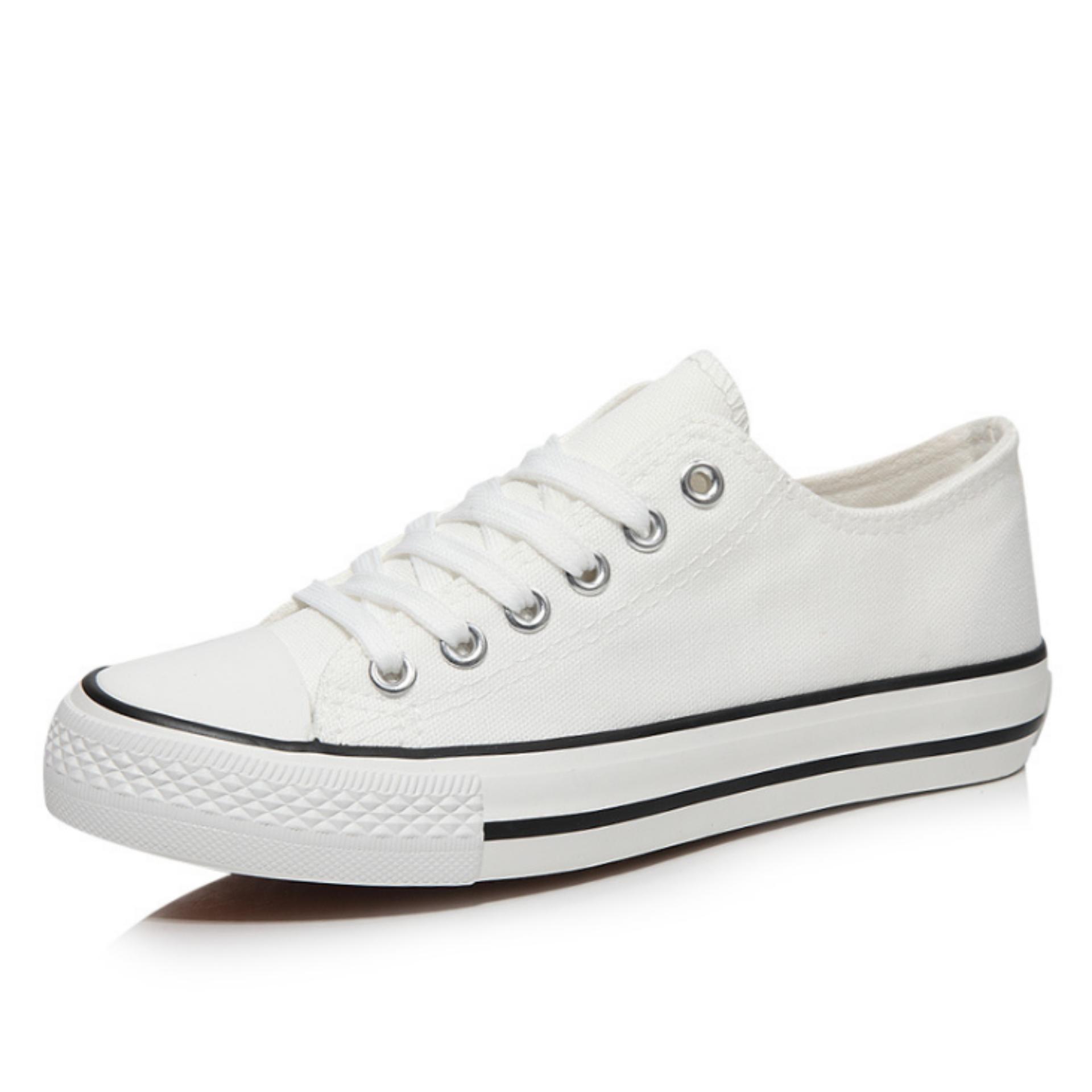 Giày sneaker nữ CV thấp cổ ZAVANS (Trắng)