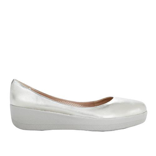 Hình ảnh Giày Búp Bê Fitflop FFW Leather Superballerina (Vàng nhạt)