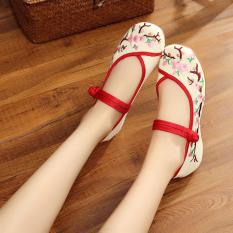 Giày Búp Bê Thêu Cổ Trang HAPO010