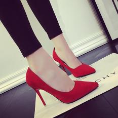 Giày cao gót chất đẹp dành cho nữ màu đỏ