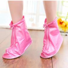 Giày Đi Mưa Cổ Thấp Bảo Vệ Giày (Hồng)