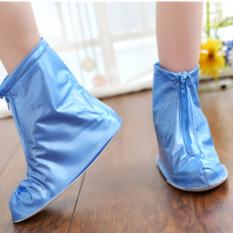 GIày Đi Mưa Cổ Thấp Bảo Vệ Giày (Xanh)