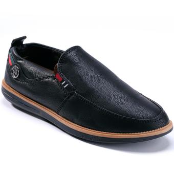 Giày lười giày mọi nam công sở DODACO TTS0005 DE GNA - A11 (Đen)  