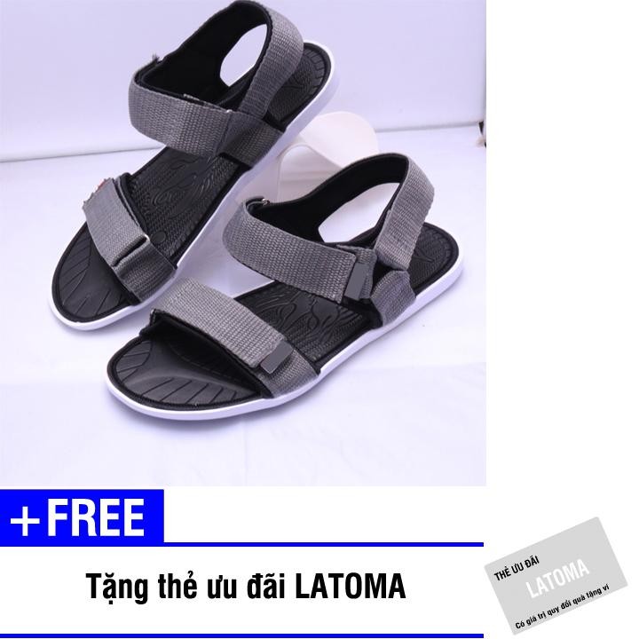 Giày Sandal nam quai dù thời trang cao cấp Latoma TA0552 + Tặng kèm thẻ ưu đãi Latoma
