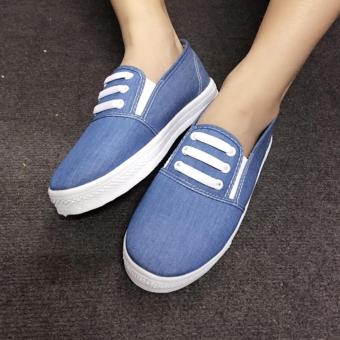 Giày Slip On 3 Dây Nữ CS1406 (Xanh Nhạt) May 2018 - 5 Giày Slip On 3 dây nữ CS1406 (Xanh nhạt) - 5