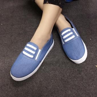 Giày Slip On 3 Dây Nữ CS1406 (Xanh Nhạt) May 2018 - 3 Giày Slip On 3 dây nữ CS1406 (Xanh nhạt) - 3