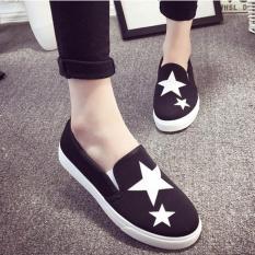 Giày slip on Koin ngôi sao màu đen VV33
