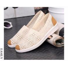 Giày slip-on nữ vải ren D&D – SF008