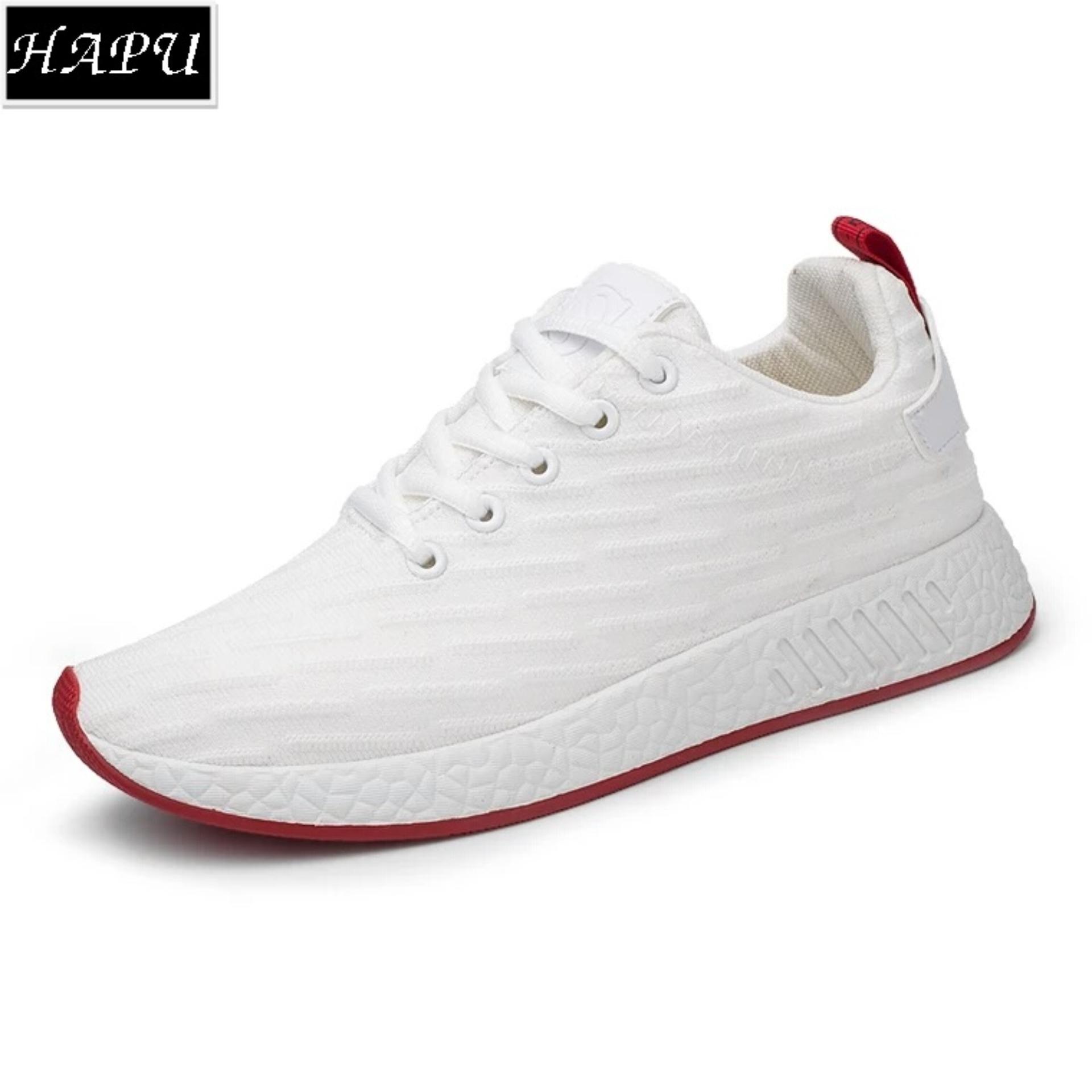 Giày sneaker nam NewNMD1 - HAPU (tùy chọn: đen vạch đỏ hoặc trắng)