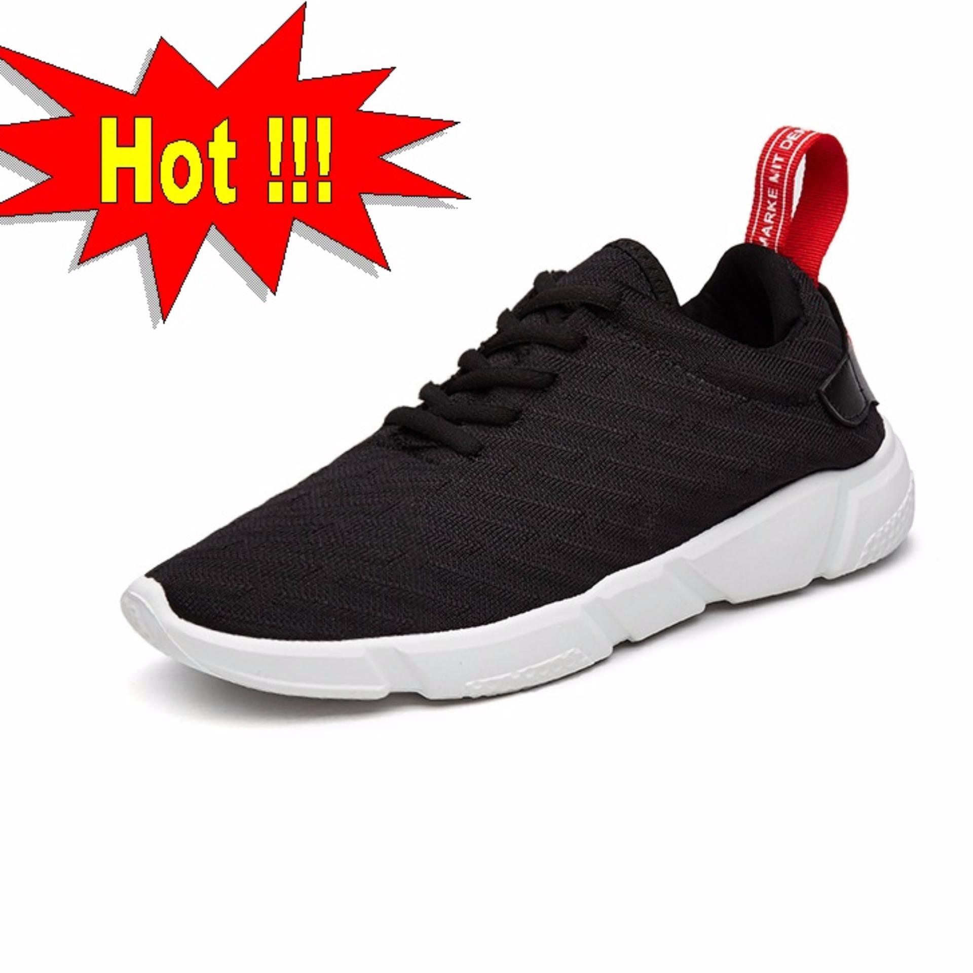 Giày Sneaker Nam Thể Thao Mẫu Mới Siêu Hot - DOHA Shop SN39B36NN Black