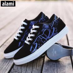 Giày Sneaker Thời Trang Nam Alami GTT343 ( Đen Xanh)