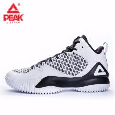 Giày thể thao bóng rổ nam Peak Streetball Master E73421A – Trắng