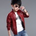 Grandwish Children Leather Jacket Cartoo Printing Jacket O-Neck 4T-14T (Red) - intl  