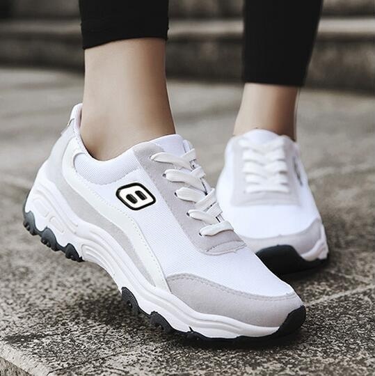Hình ảnh JOY Korean casual breathable sports shoes White - intl