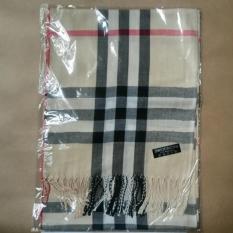 KHĂN CHOÀNG CỔ NỮ PASHMINA SỌC CARO THỜI TRANG