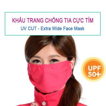 Khẩu trang UV CUT chống tia UV 96% bảo vệ da made in Japan  