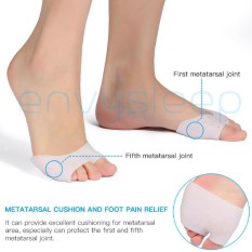 Lót chân silicon ENVYSLEEP loại hở ngón chống chai ngón, giảm đau ngón cái & út khi mang giày, nam nữ đều xài, size 37->45
