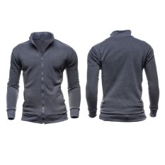 Men Warm Zipper Casual Outwear (Dark gray) – intl  trả góp 0%