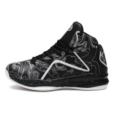 Giày Bóng Rổ nam Thời Trang Dạ Quang Kiểu Dáng Thể Thao Giải Trí Sneakers Nam Thoáng Khí PU Đáy Size Lớn-intl
