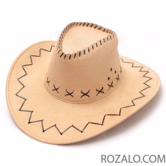 Mũ Rộng Vành Nam Kiểu Cao Bồi Da Lộn Rozalo RM2807N - Nâu June 2018 - 4 Mũ rộng vành nam kiểu cao bồi da lộn Rozalo RM2807N - Nâu - 4