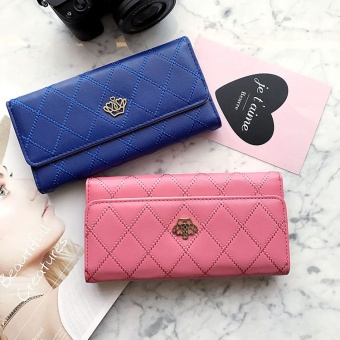 Premium PU Leather Multifunctional Fashion Women Wallet - intl