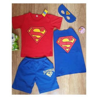 Quần áo siêu nhân trẻ em Superman  