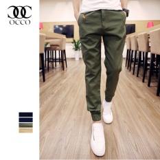 Quần dài thể thao Jogger Kaki nam nhập khẩu OCCO QJK05 (Xanh rêu)