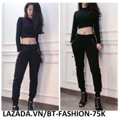 Quần Dài Thun Thể Thao Nữ Jogger Baggy Thời Trang – BT Fashion QTT001 (DKT)