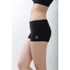 Quần short 2 lớp tập gyn, fitness cao cấp hiệu shakano (Đen)