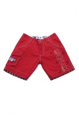 Quần short bé trai thêu chữ ROCK 1-6 tuổi Tri Lan (Đỏ) QSBT005
