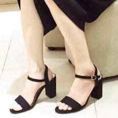 Sandal cao gót bản ngang Dolly & Polly
