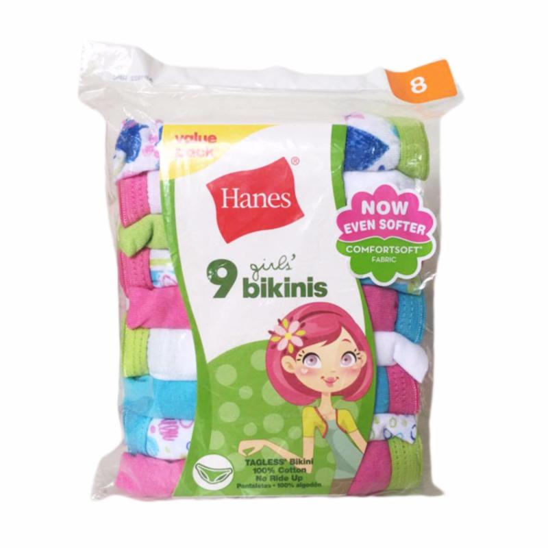 Nơi bán Set 9 quần lót bé gái Hanes Grils' Bikinis