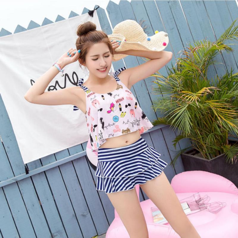 Nơi bán Set Quần Bơi Phối Tầng + Áo Dây Cực Xinh