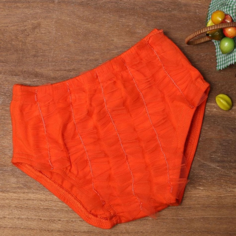 Nơi bán Toprank Baby Kids Girls Underwear Briefs Panties Mesh Bowknot Bikini Bottom ( Orange ) - intl
