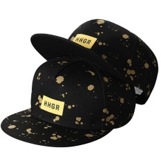 Unisex Điều Chỉnh Cotton Mũ Bóng Chày Thêu Nón snapback (Đen)-quốc tế