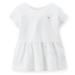Váy Carters Jersey Peplum Tee - Màu trắng (Hàng nhập khẩu)