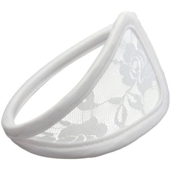 Velishy C-String Underwear Lace (White) - intl  