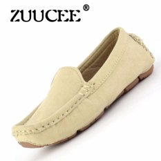 ZUUCEE 2016 Boy’s And Girl’s Fashion Sewing Shoes Flat Shoes (Apricot)【Free Shipping】